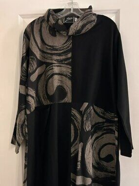 Zumi Women's Cowl Neck Tunic Dress, Size L/XL